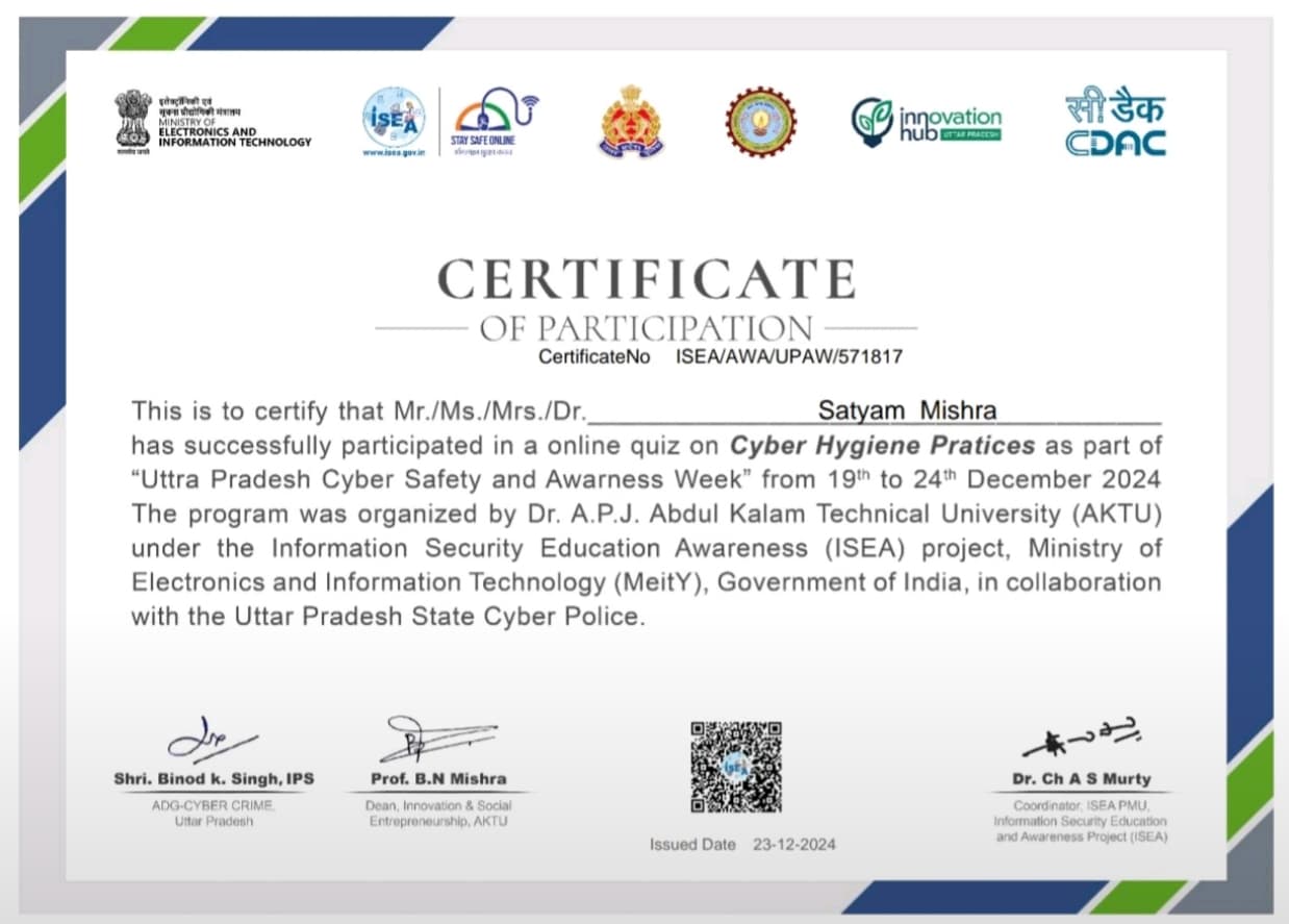 Cyber Hygiene Practices