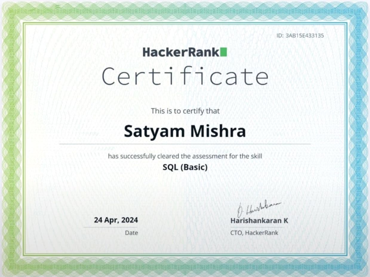 SQL (Basic)