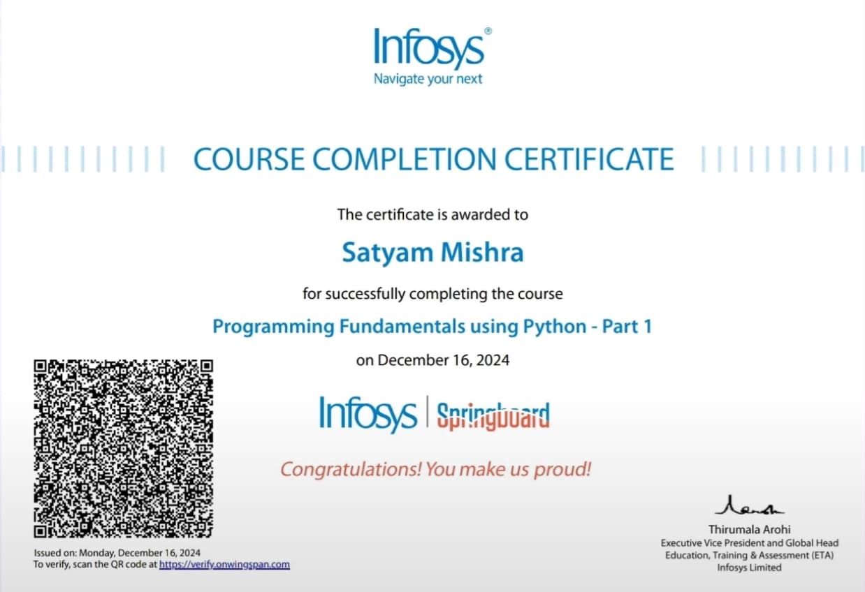 Programming Fundamentals Using Python
